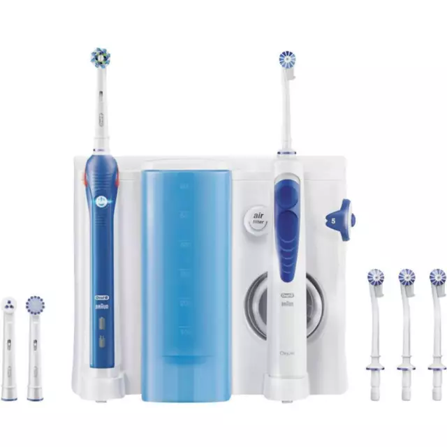 Oral-B Pro 2000 + OxyJet 80311065 Spazzolino da denti elettrico, Irrigatore