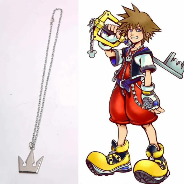 Kingdom Hearts Sora Crown Necklace Hot
