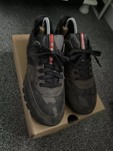 Prada runners bimini camo black