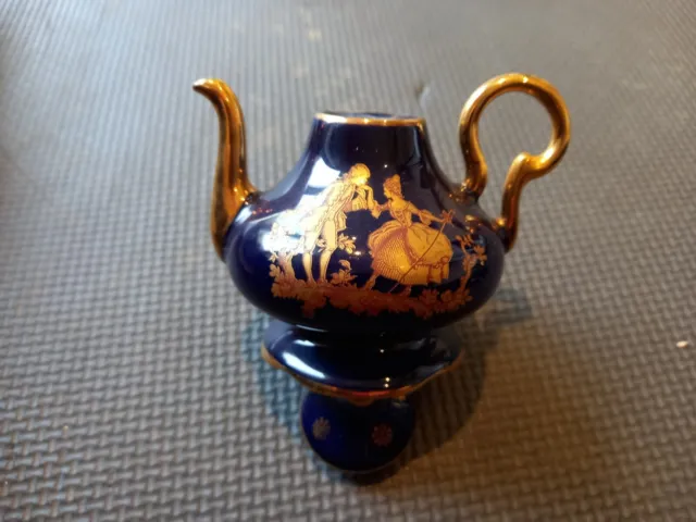 Vintage Limoges France miniature teapot.