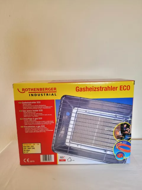 Rothenberger Industrial Gasheizstrahler Eco 4,2 kw   Piezo Zündung