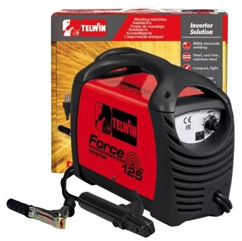 Soldador Inversor Telwin Modelo FORCE 125A Electrodo Mma COD.31002