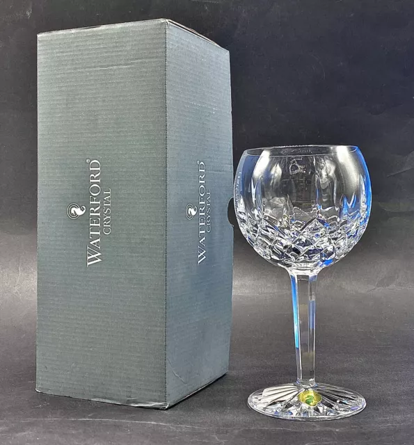 Waterford Crystal Lismore New Boxed 19.5cm 16oz Oversize Wine Balloon Gin Glass