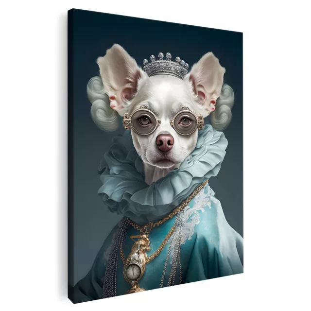Wand-Bilder XXL Chihuahua Prinzessin Hund Haustier Portrait Leinwand-Bild