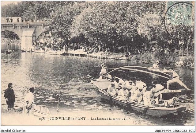 ABBP3-94-0273 - JOINVILLE-LE-PONT - les joutes a la lance