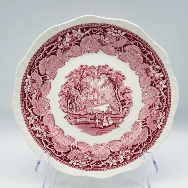 SINGLE PIECE Mason's Patent Ironstone China Red Pattern Vista England 10 3/4"