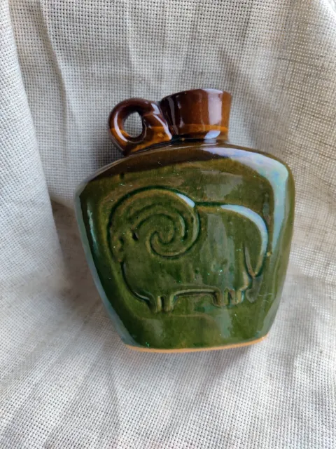 Old Clay Vase Vessel Ukrainian Pottery USSR Ceramic Jug Vintage Rustic home deco