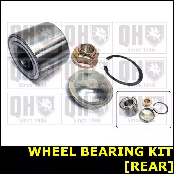 Wheel Bearing Kit Rear FOR RENAULT LAGUNA 1.5 1.6 2.0 3.0 3.5 07->15 QH