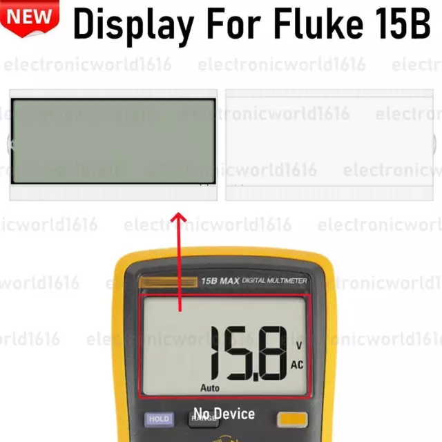 Per Fluke 15B MAX multimetri portatili economici sostituzione schermo LCD