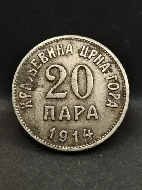 20 PARA 1914 NICHOLAS Ier MONTENEGRO / En nickel 2