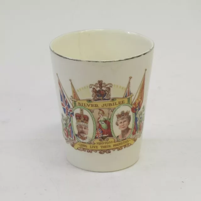 Wagstaff & Brunt Silver Jubilee Cup 1910-1935 King George V Queen Mary Longton