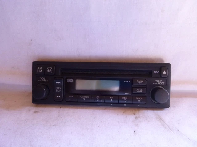 06-08 Honda Pilot Radio Cd Face Plate 4XV2 39100-S9V-A410 J42501