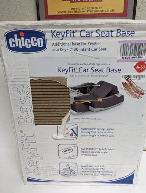 Chicco Keyfit & Keyfit 30 Infant Car Seat Base A-53 Ex. 12/28 *NEW - Box Blemish