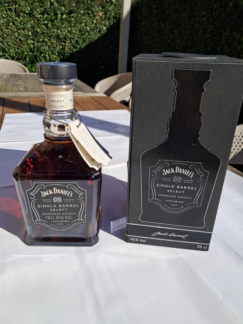 Jack Daniel's Single Barrel - Bouteille + Boîte Cadeau + Tag + Sac Offert - Neuf USA