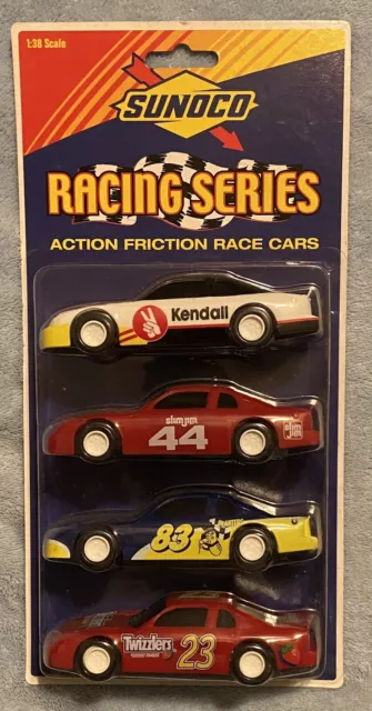 Sunoco Racing Series 4 Action Friction Race Car 4 Pack 1:38 NEW IN BOX