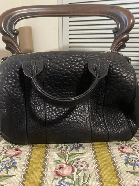 alexander wang studded bag Black Leather