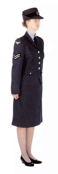 Véritable Britannique Wraf Femmes No1 Officiers Royal Air Force Robe Uniforme