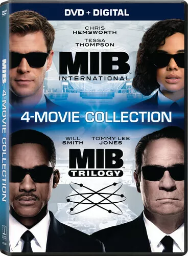 Men in Black: 4-Movie Collection (DVD, 2020, Widescreen) Free Shipping! A1