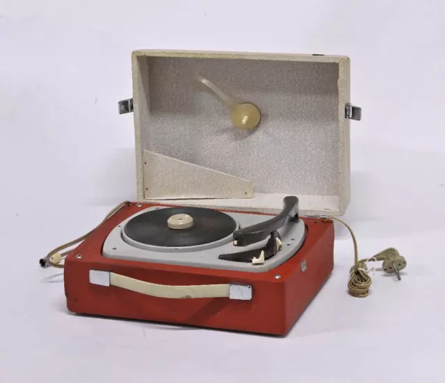 Dual 300 - Koffer Schallplattenspieler 60er Jahre