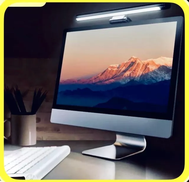 Lampe LED De Clavier & Bureau  À Fixer Sur Écran D’ordinateur PC Mac  - USB