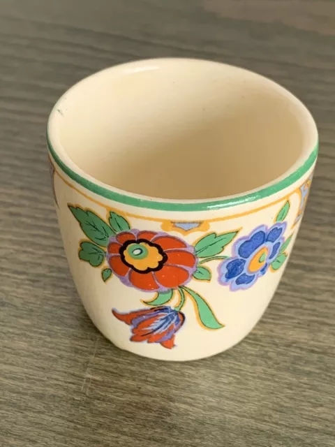 Vintage Wedgewood Harmony Egg Cup Floral Cream