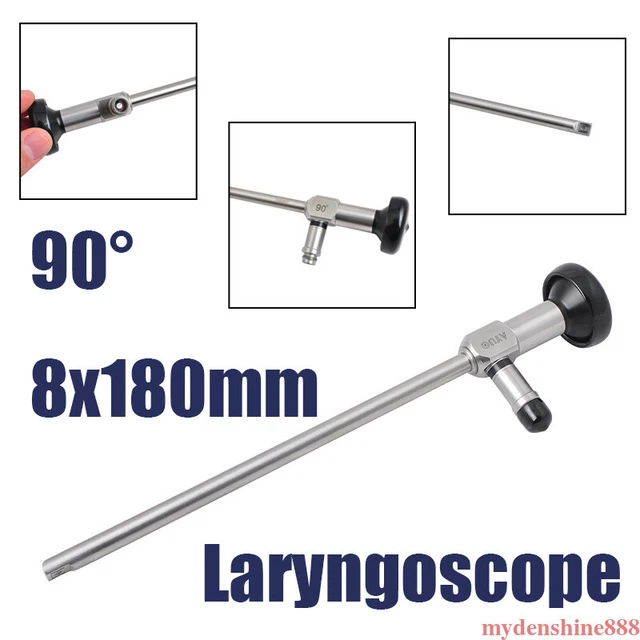 Medical Rigid Endoscope 8mmx180mm Laryngoscope Surgical 90° Surgery Endoscopy CE