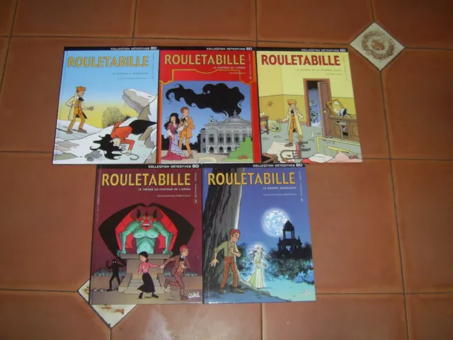 ROULETABILLE lot de 5 BD du tome 1 au tome 5 éditions soleil ..