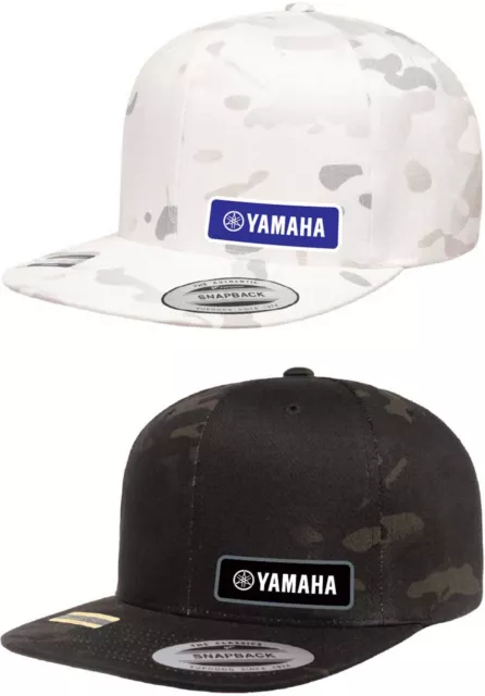 Factory Effex Yamaha Camo Snapback Hat -  Mens Lid Cap