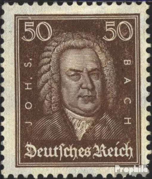 Allemand Empire 396 neuf 1926 têtes célèbre Allemand - bach