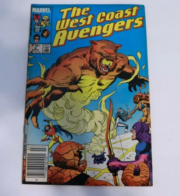 West Coast Avengers #6 1986 Marvel Comic Book
