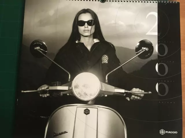 Calendario Originale VESPA PIAGGIO Anno 2000-Come nuovo conservato da collezione