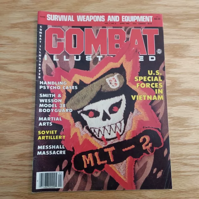 Vintage Combat Illustrated Magazine April 1982 Handling Psycho Cases