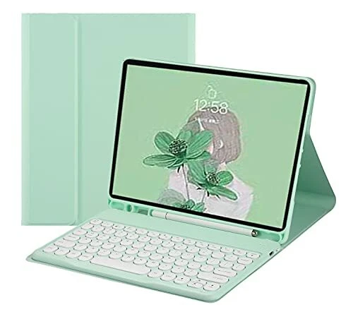 Color Keyboard Case for Samsung Galaxy Tab S8 Ultra 14.6 inch Tablet 2022 Key...