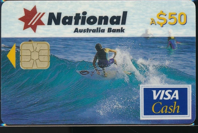 Cartolina Visa Cash Australia 50$ Rif. Per 8/9