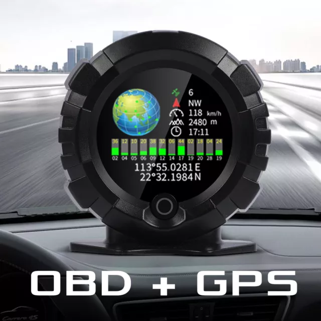 Auto Digitaler GPS Neigungsmesser KFZ Offroad Steigungsmesser