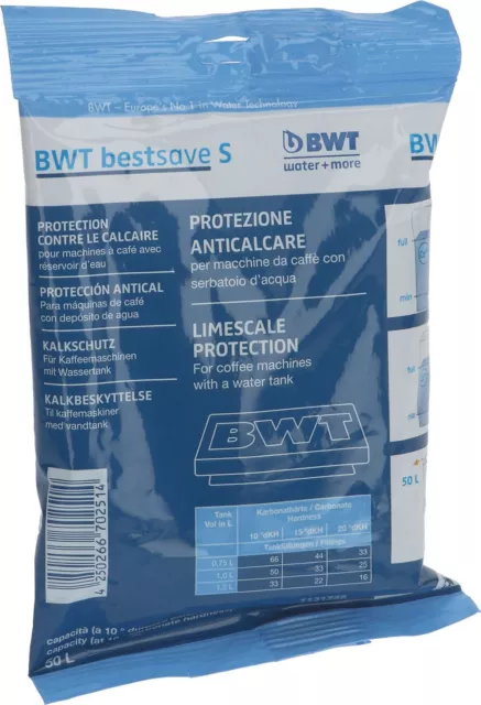 Filtre à eau BWT type bestsave S décarbonation