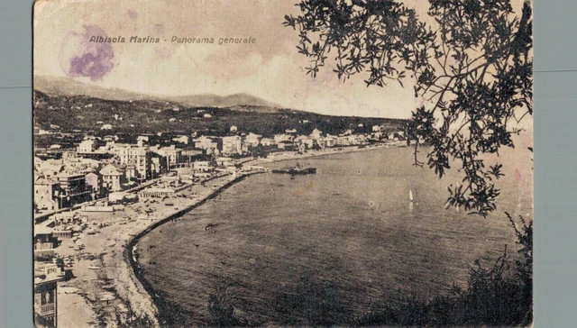 Savona Albisola Marina panorama, macchie F. piccolo  spedita