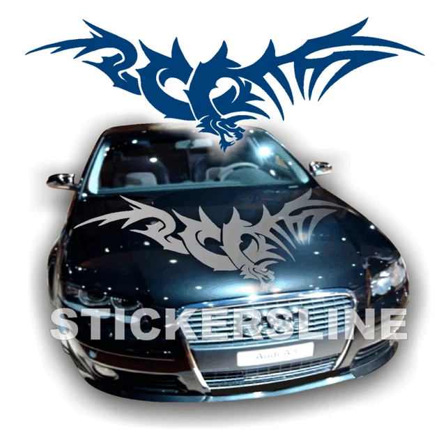 Autocollant en Vinyle pour Voiture Motif sponsores et Moto 26,5 x 17,5 cm