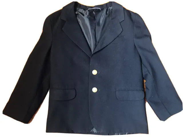 Dillards Navy Boys Sport Coat/Dress Coat - Size 5/6