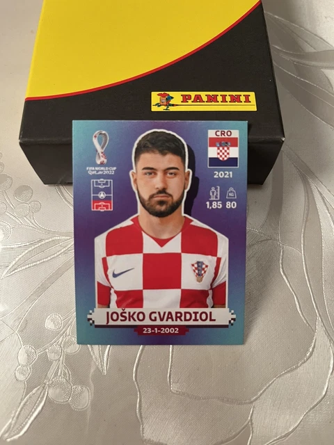 Panini FIFA Fussball-Weltmeisterschaft Katar 2022 Albumaufkleber - CRO6 Josko Gvardiol