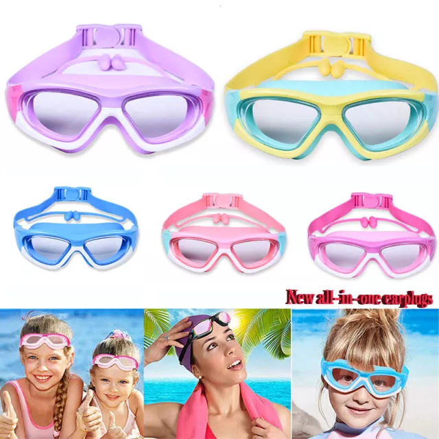 Kids Anti-Fog Swimming Goggles Children Boys Girls Swim Pool Swim Glasses UK