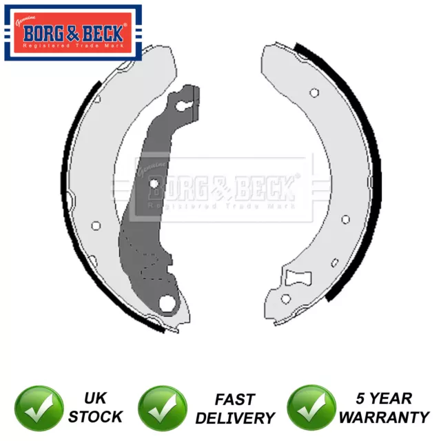 Brake Shoes Set Rear Borg & Beck Fits Ford Sierra 1982-1993 5020409