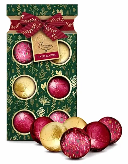 🔴🔵🟡🟢 Baylis & Harding The Fuzzy Duck Winter Wonderland Luxury Bath Bomb Set
