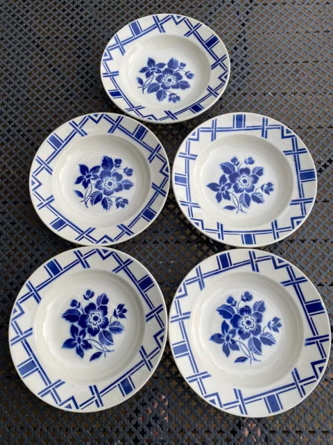 Assiettes creuses Badonviller Terre de fer modele Montcalm