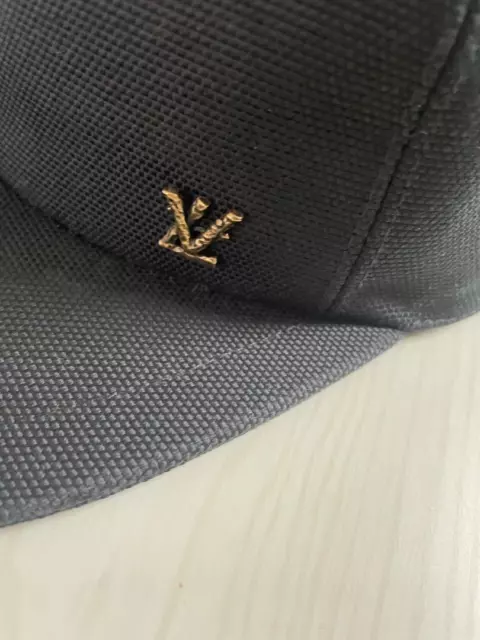 Louis vuitton cap MP2481 Casquette LV Twig Cap Logo Black  Beauty Unisex Auth 3