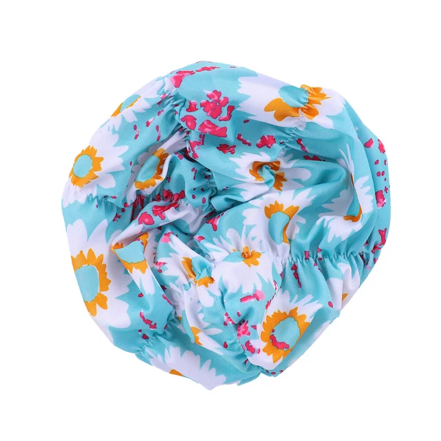 Pleated Swimming Headwear Women Cover Cap Shower Caps Lady Parts Women's Miss