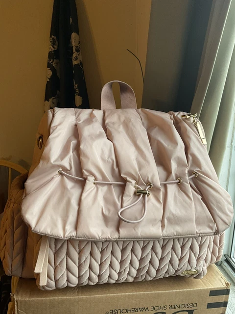 HAPP Brand Levy Backpack Baby Diaper Bag, Pink Rose Gold