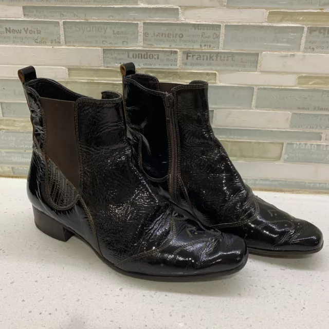 JOANNE MERCER BLACK Ankle Boots Size 39 54.95 PicClick AU