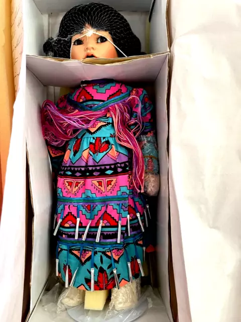 19" World Gallery Collection Val Shelton's "Dream Singer"  Native American Doll