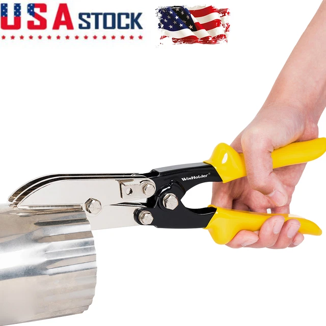 5-Blade Sheet Metal Crimper Crimp up 24 Gauge Steel and 28 Gauge Stainless Steel